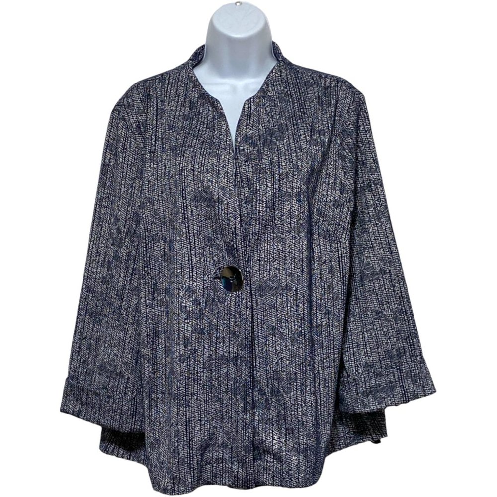 Women's Large Jacket One Button Closure Design By-JM Collections